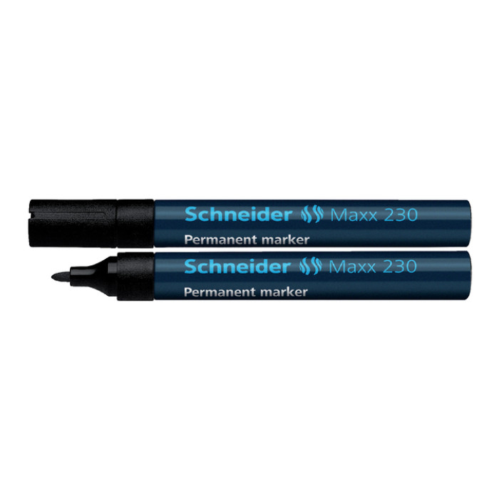 Viltstift Schneider Maxx 230 rond 1-3mm zwart
