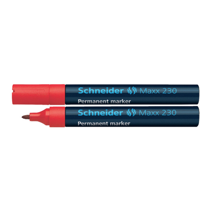 Viltstift Schneider Maxx 230 rond 1-3mm rood