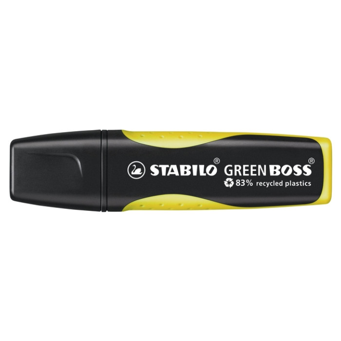 Markeerstift STABILO GREEN BOSS 6070/24 geel