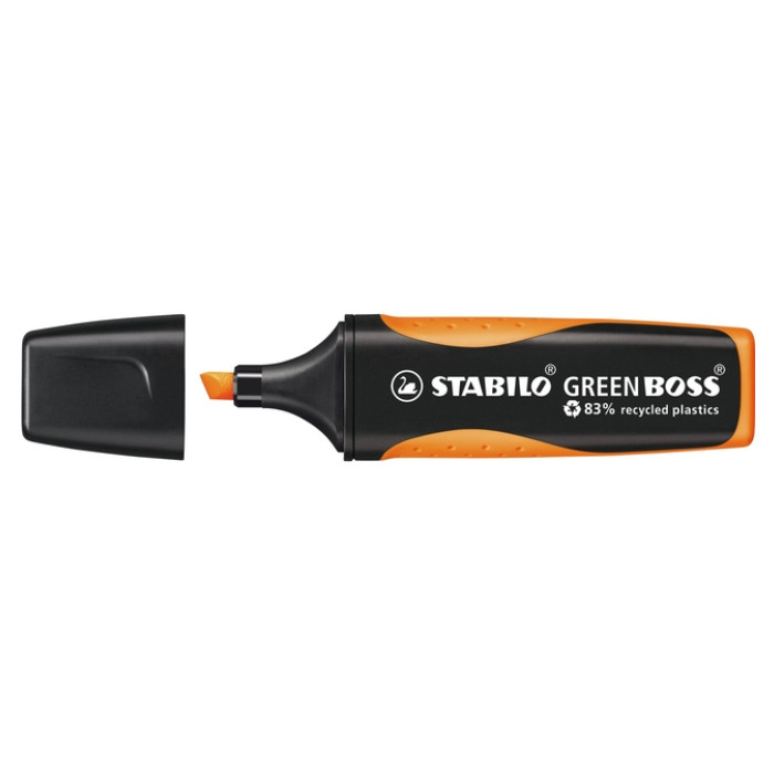 Markeerstift STABILO GREEN BOSS 6070/54 oranje
