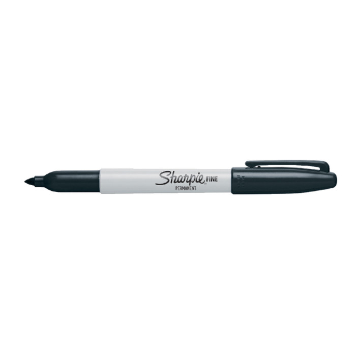 Viltstift Sharpie rond fijn zwart