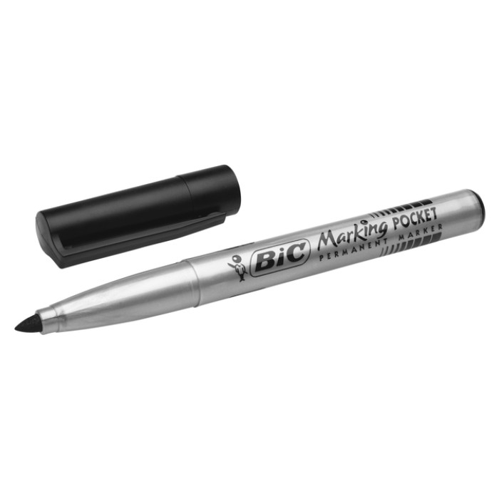 Viltstift Bic 1445 ecolutions rond fijn zwart