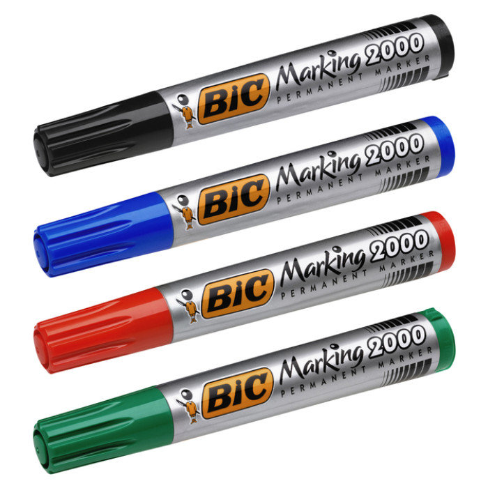 Viltstift Bic 2000 ecolutions rond large zwart