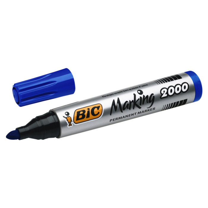 Viltstift Bic 2000 ecolutions rond large blauw