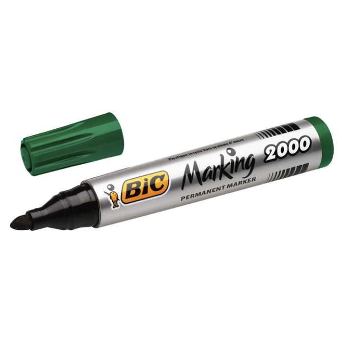 Viltstift Bic 2000 ecolutions rond large groen