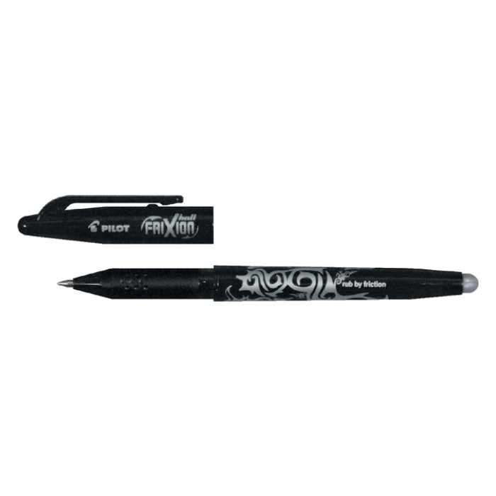 Rollerpen PILOT friXion medium zwart