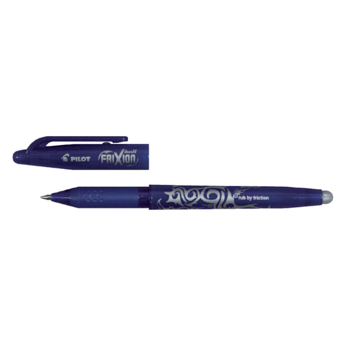 Rollerpen PILOT friXion medium blauw