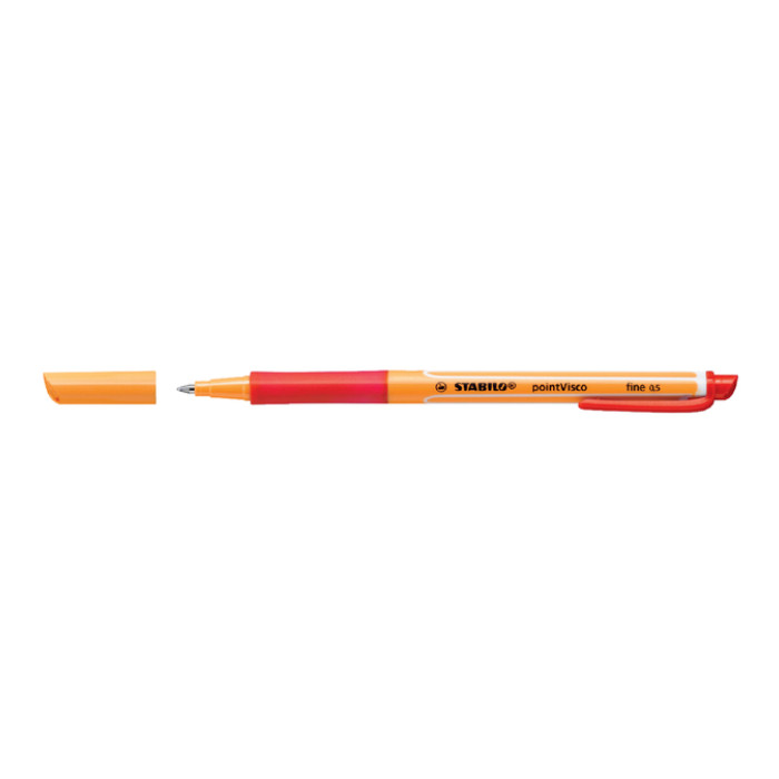 Rollerpen STABILO PointVisco 1099/40 fijn rood