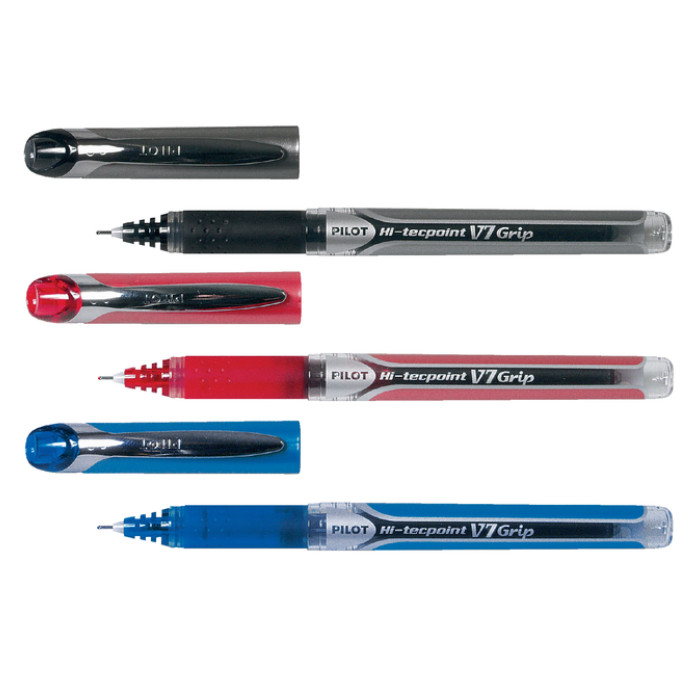 Rollerpen PILOT Hi-Tecpoint Grip V7 medium blauw