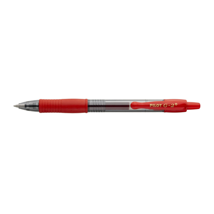 Gelschrijver PILOT G-2 + medium rood