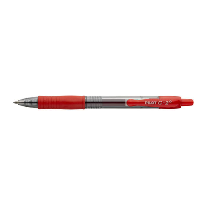 Gelschrijver PILOT G-2 + ijn rood