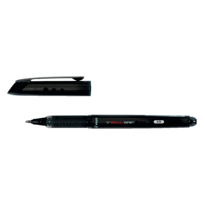 Rollerpen PILOT V-Ball grip breed zwart