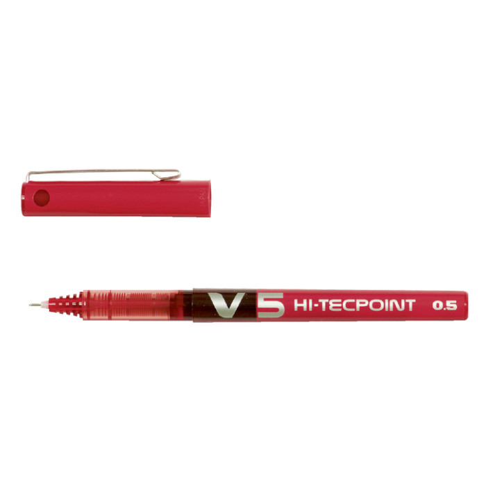 Rollerpen PILOT Hi-Tecpoint V5 fijn rood