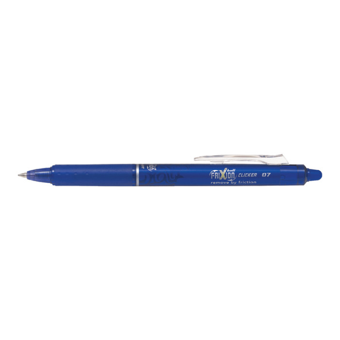 Rollerpen PILOT friXion clicker medium blauw