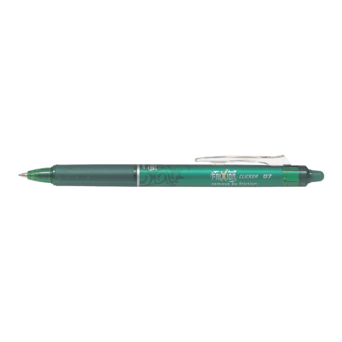 Rollerpen PILOT friXion clicker medium groen