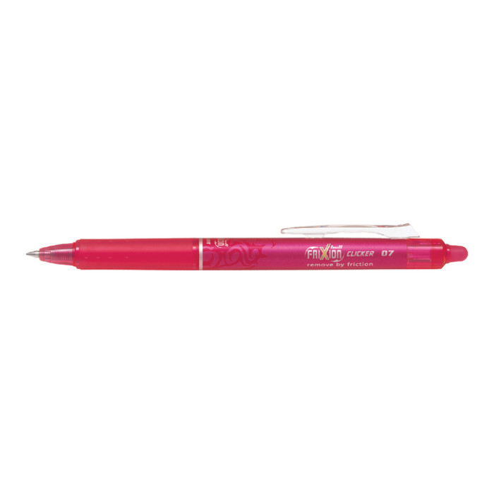 Rollerpen PILOT friXion clicker medium roze