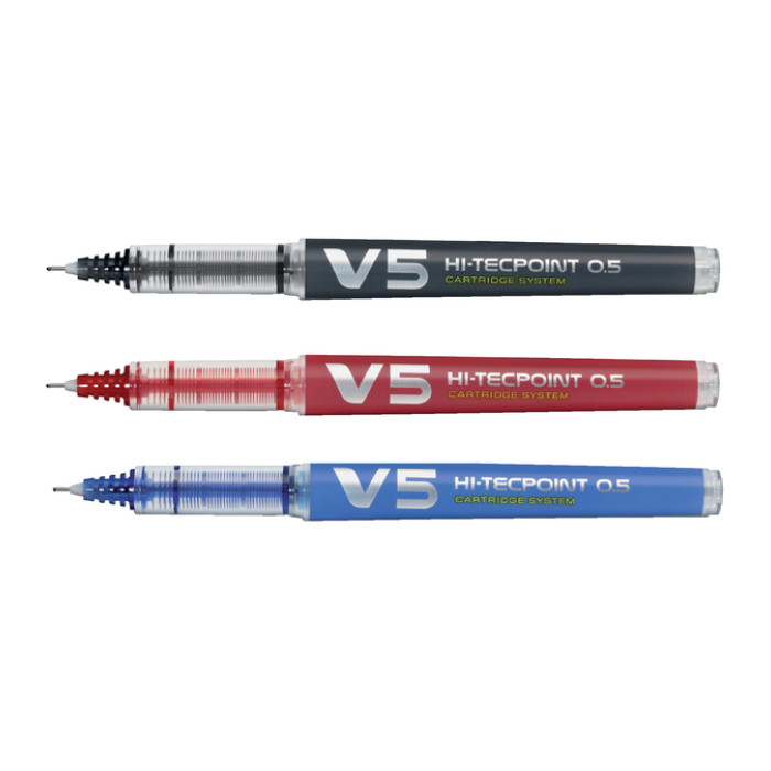 Rollerpen PILOT Begreen Hi-Tecpoint V5 fijn zwart