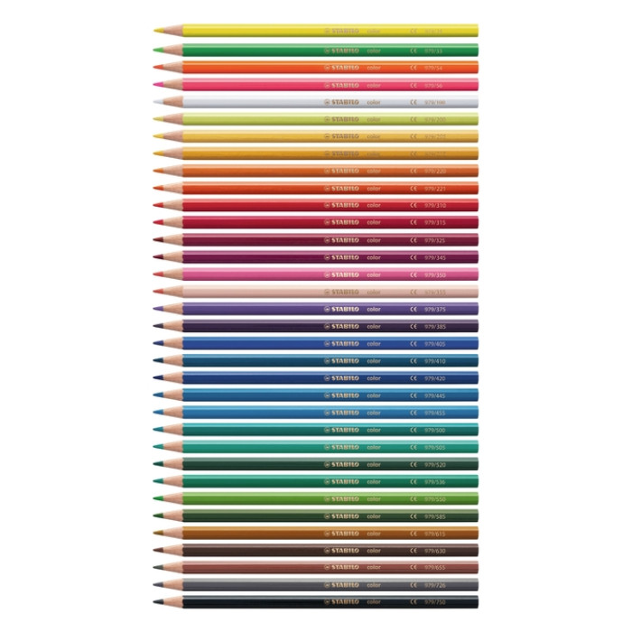 Kleurpotloden STABILO 979 color assorti kartonnen etui à 24 stuks