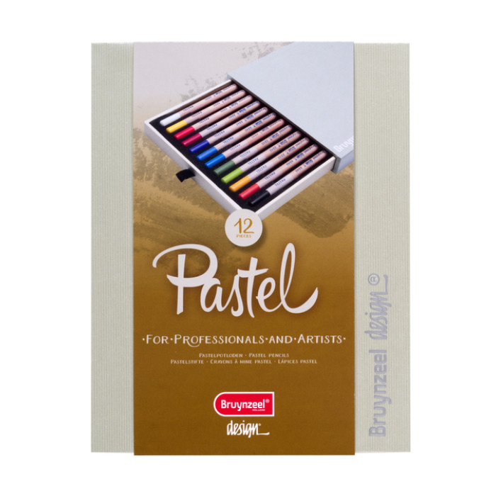 Kleurpotloden Bruynzeel 8840 Design pastel 12stuks assort