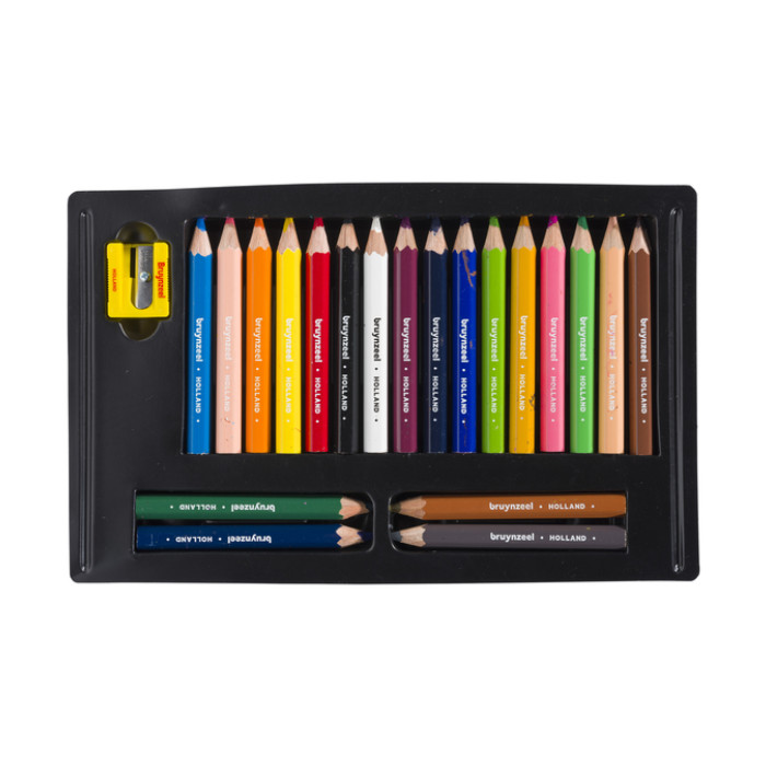 Kleurpotloden Bruynzeel Kids Kortjakje blister à 20 stuks assorti