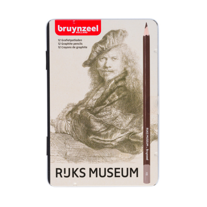 Potloden Bruynzeel Rembrandt diverse hardheden blik à 12 stuks