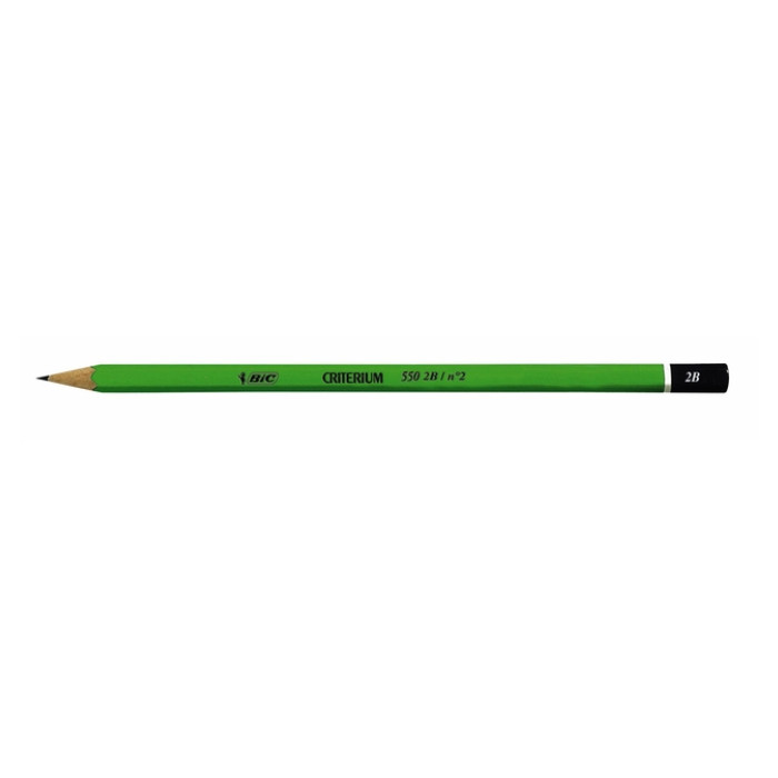 Potlood Bic Criterium 550 zeshoekig 2B