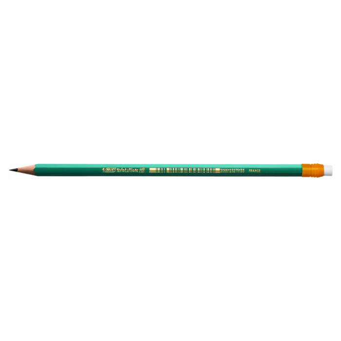 Potlood Bic Evolution ecolutions 655 zeshoekig HB met gumtop