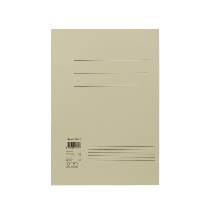 Dossiermap Quantore folio 300gr grijs