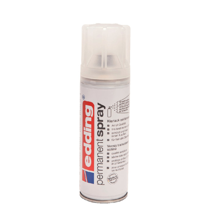 Verfspuitbus edding 5200 permanent spray glossy blank