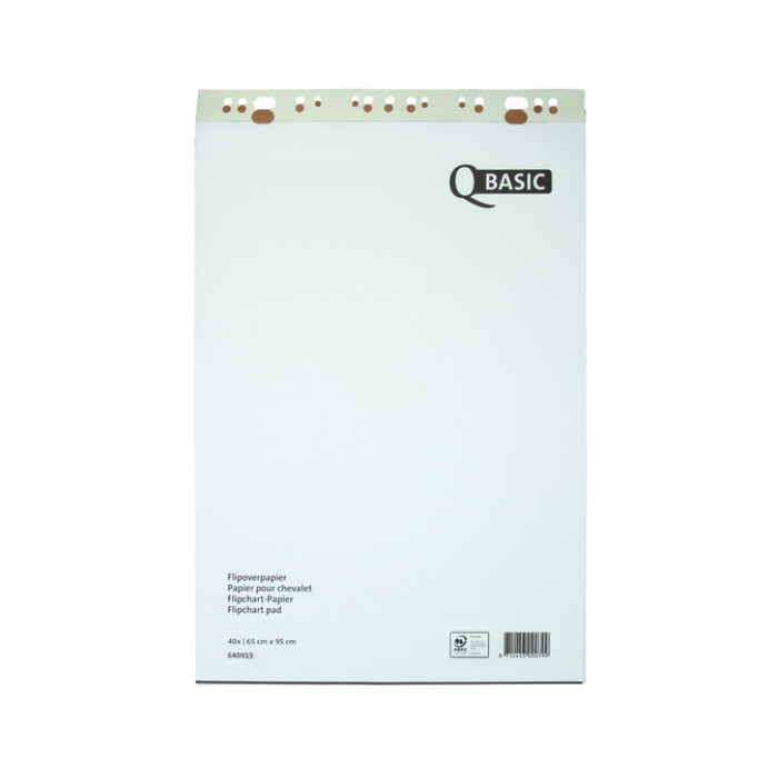 Flipoverpapier Qbasic 65x95cm 20vel opgerold