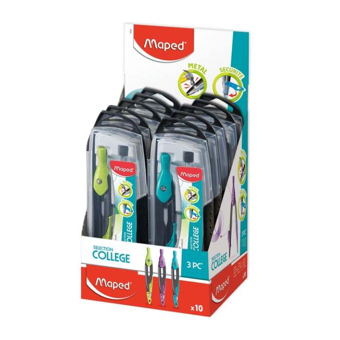 Passer Maped Metal Open 3-delig display à 10 stuks assorti