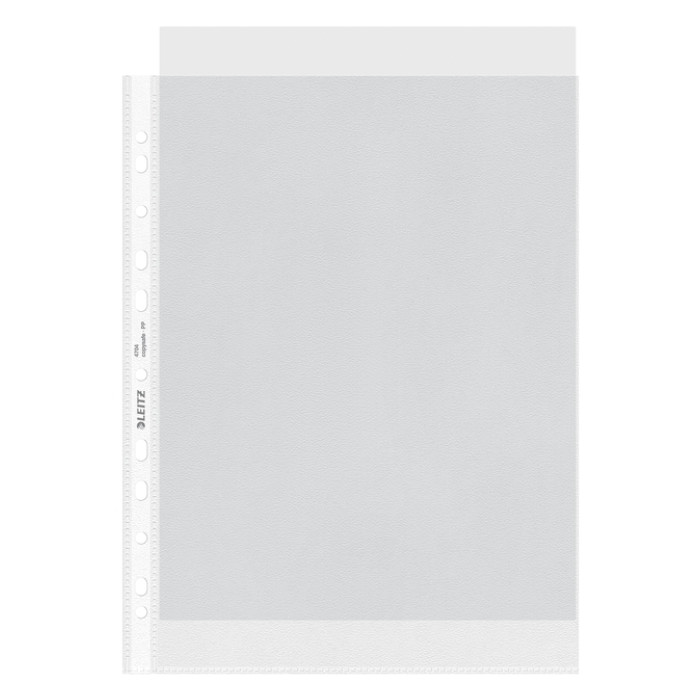 Showtas Leitz Premium 0.10mm PP A4 transparant 100 stuks