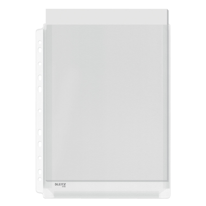 Showtas Leitz Premium copy safe 0.17mm PVC Expansievouw glashelder 10 stuks