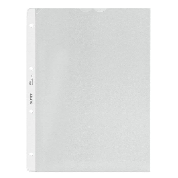 Showtas Leitz Premium copy safe 0.13mm 4-gaats PP A4 transparant 100 stuks