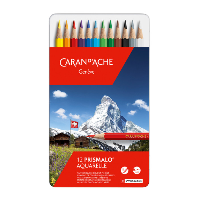 Kleurpotloden Caran d'Ache Prismalo 12 stuks assorti