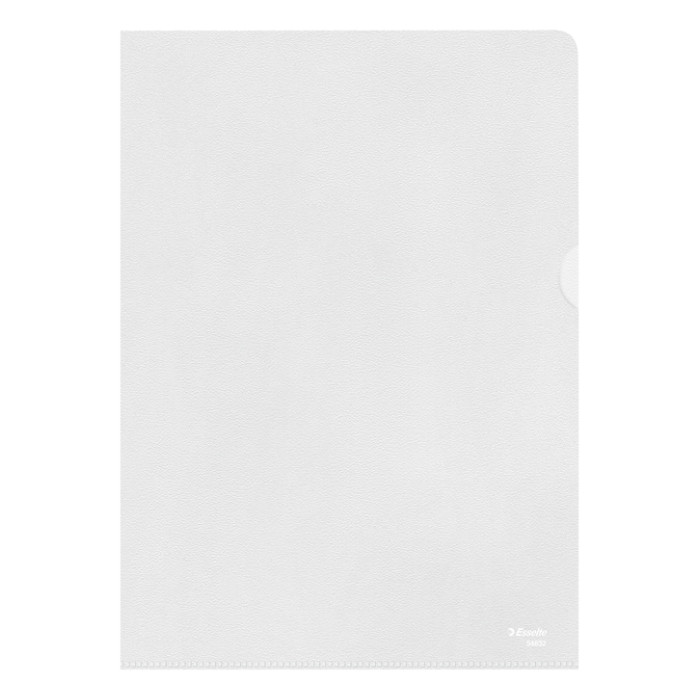 Insteekmap L-model Esselte standaard copy safe PP A4 transparant 100 stuks
