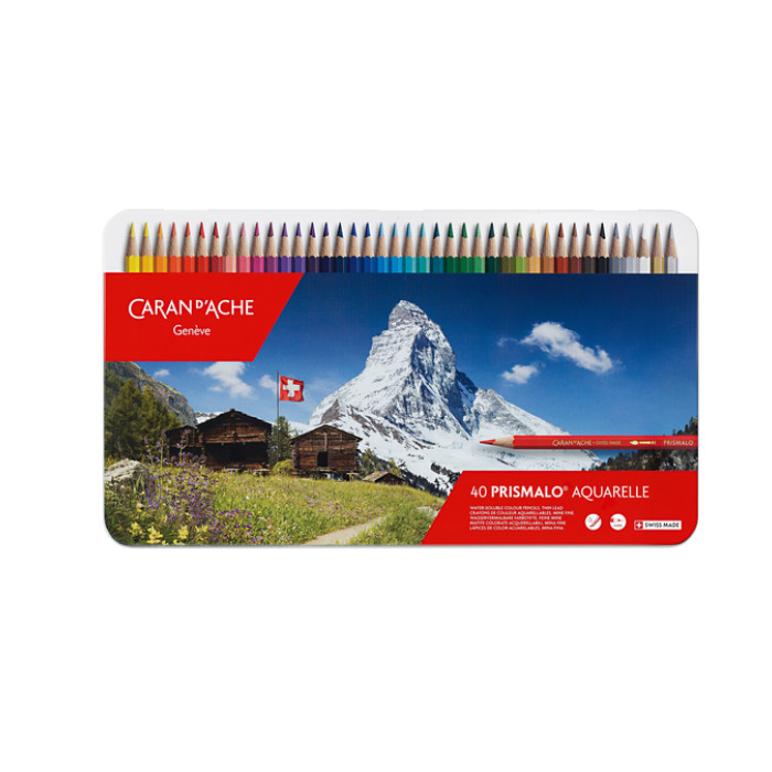 Kleurpotloden Caran d'Ache Prismalo 40 stuks assorti