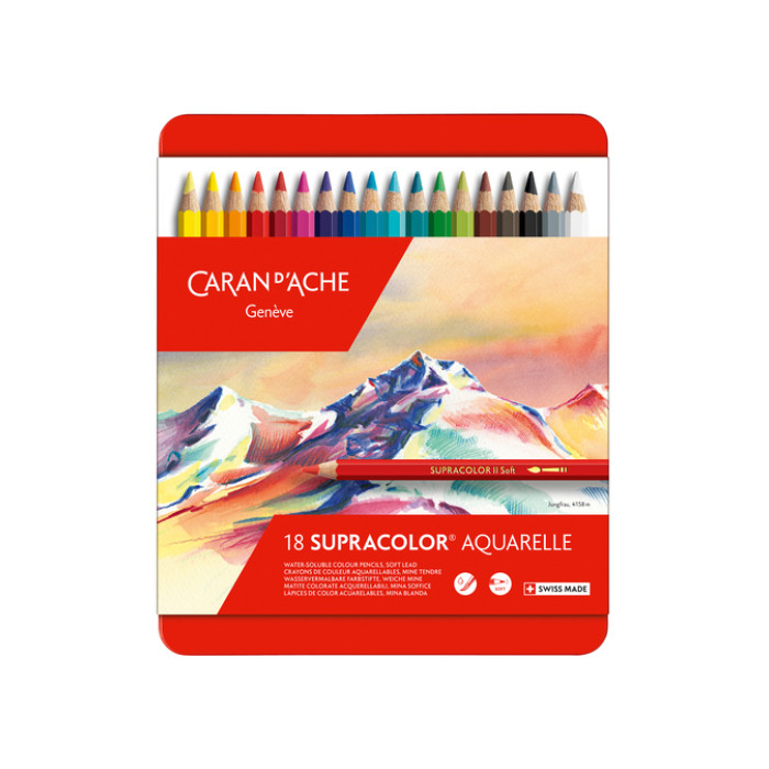 Kleurpotloden Caran d'Ache Supracolor 18 stuks assorti