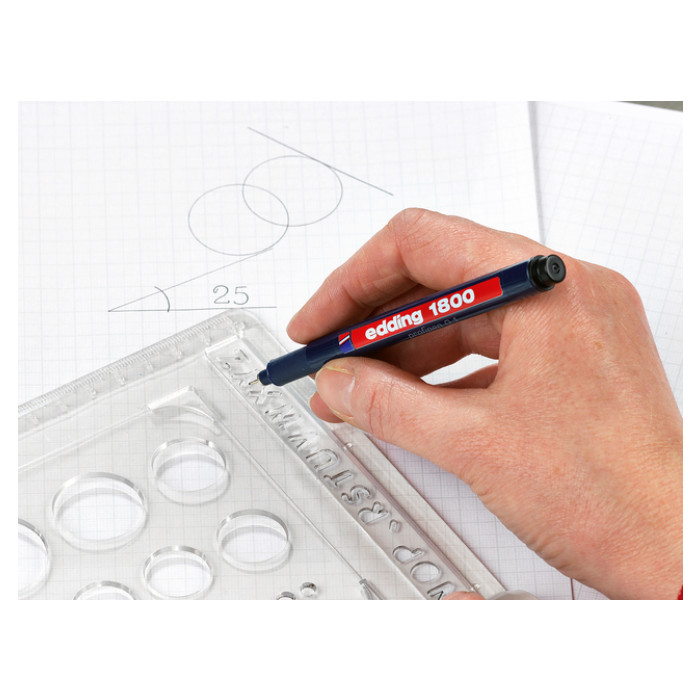 Fineliner edding 1800 0.35mm zwart