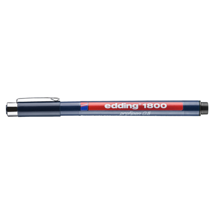 Fineliner edding 1800 0.5mm zwart