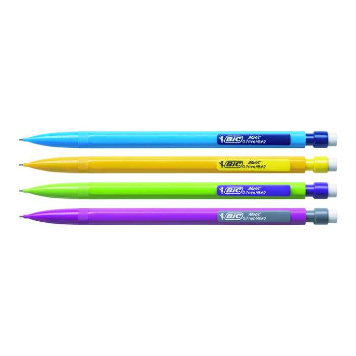 Vulpotlood Bic Matic fun HB  0.7mm blister à 3 stuks