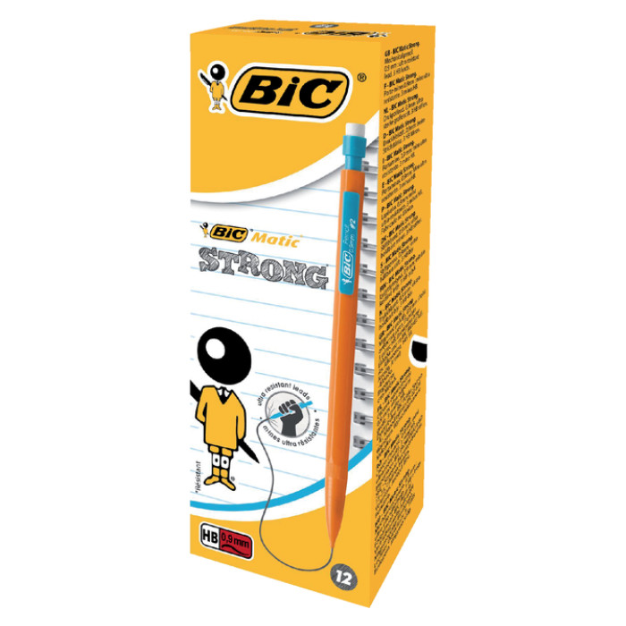 Vulpotlood Bic Matic strong HB 0.9mm inclusief stiften