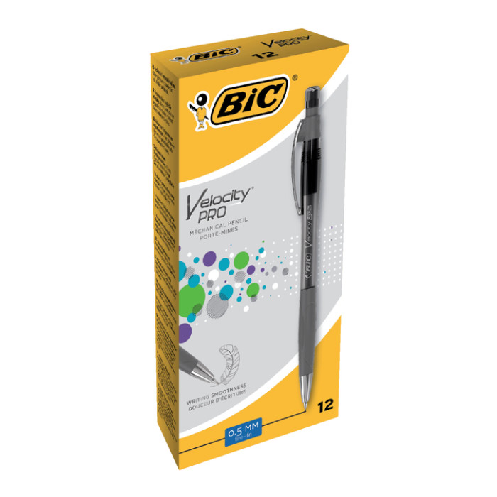 Vulpotlood Bic Velocity Pro HB 0.5mm grijs