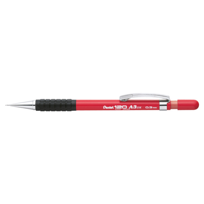 Vulpotlood Pentel A313 HB 0.3mm rood