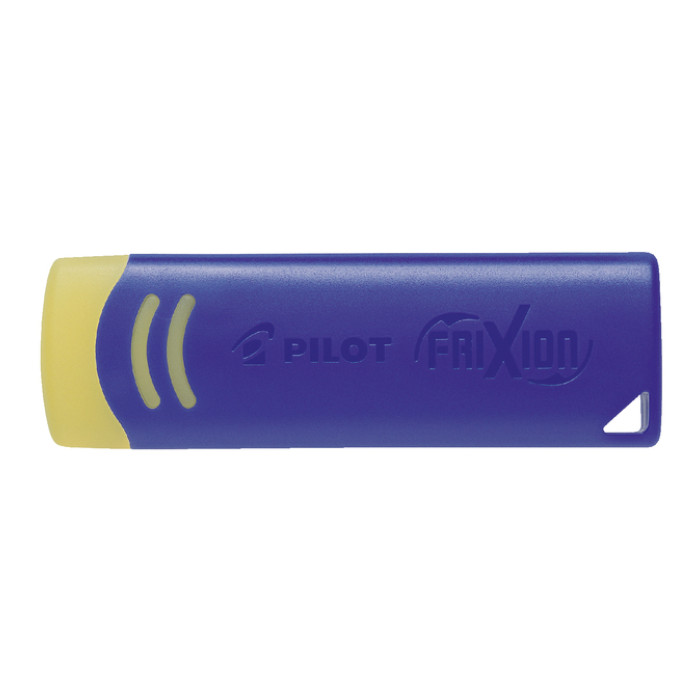 Gum Pilot  friXion geel met blauwe houder