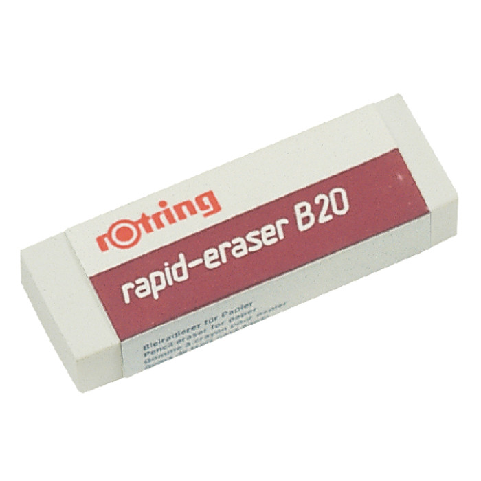 Gum rOtring Rapid B20 65x23x10mm potlood wit