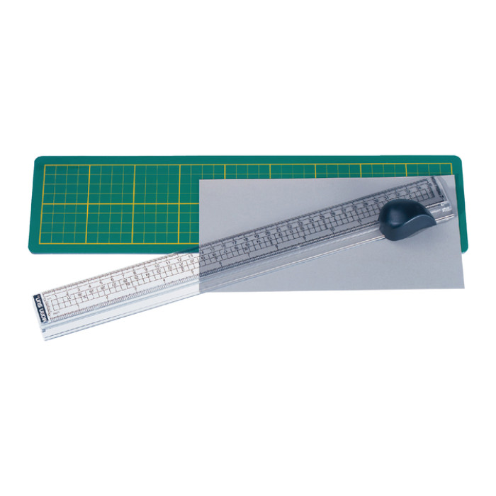 Snijliniaal Alco met mat 38x10cm snijvlak tot 33cm