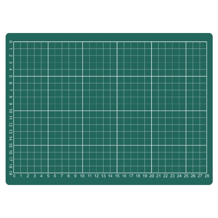 Snijmat A4 300x220mm groen