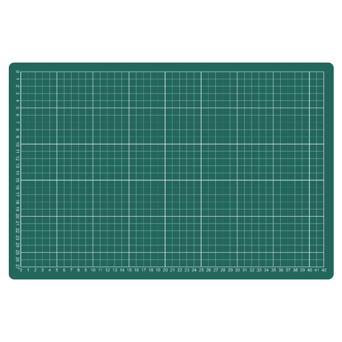 Snijmat A3 450X300mm groen
