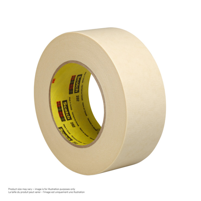 Afplaktape Scotch 202 18mmx50m crêpe beige